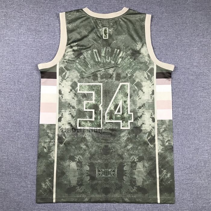 Maglia
 Giannis Antetokounmpo NO 34 Milwaukee Bucks Select Series 2023 Marrone
